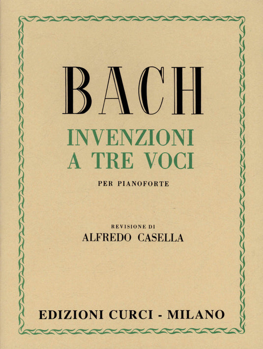 BACH - Invenzioni A Tre Voci