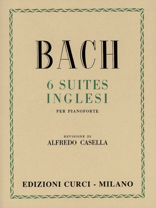BACH - 6 Suites Inglesi - Curci
