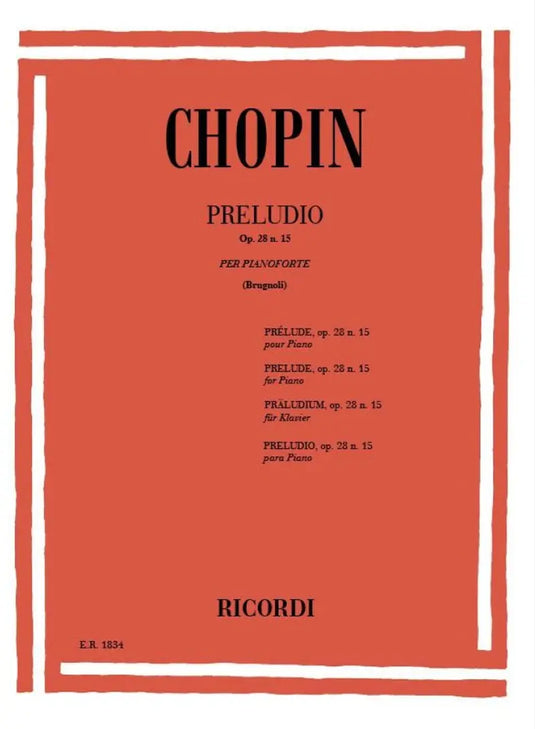 CHOPIN - 24 Preludi Op. 28: N. 15 In Re Bem