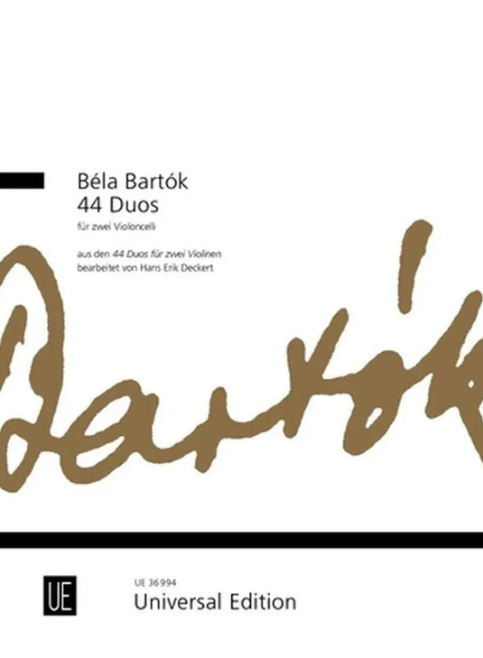 BARTOK - 44 Duos per 2 Violoncelli