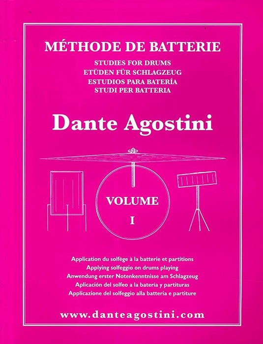 DANTE AGOSTINI - METHODE DE BATTERIE - VOLUME 1