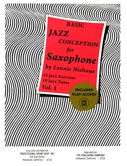 NIEHAUS - Basic Jazz Conception For Saxophone Volume 1