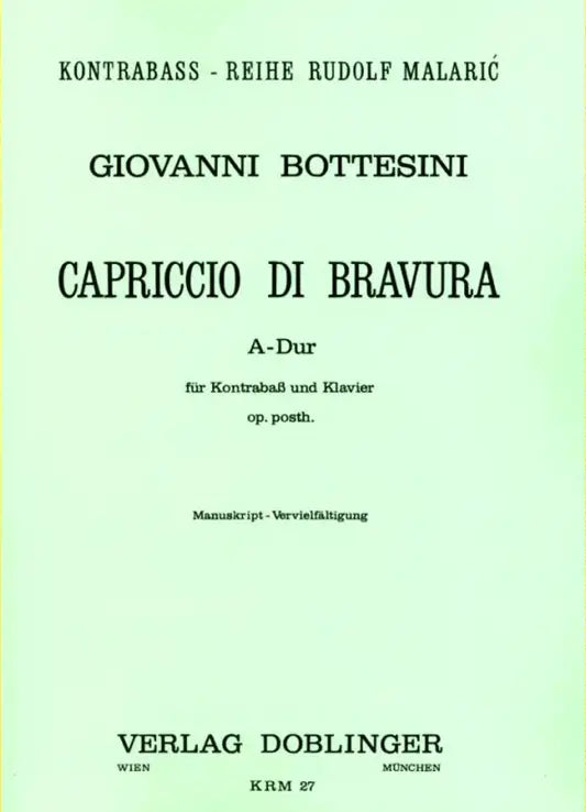 BOTTESINI - Capriccio di bravura A-Dur