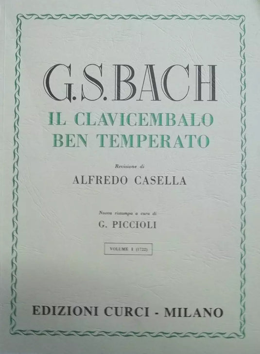 BACH - Il Clavicembalo Ben Temperato Vol.1