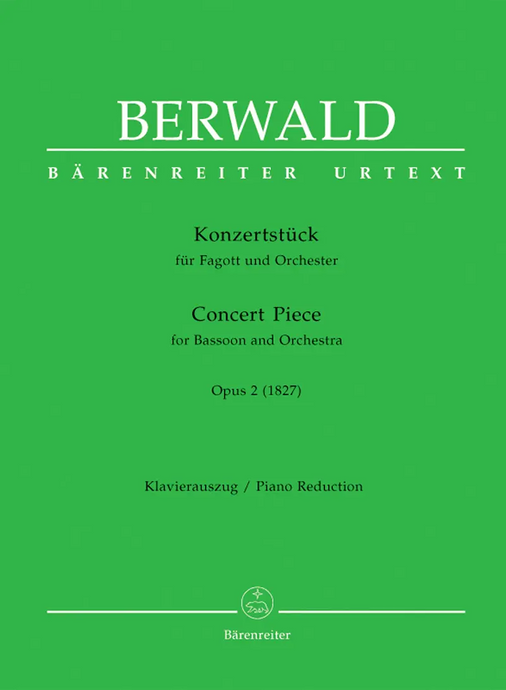 BERWALD - Concert Piece for Bassoon and Orchestra op 2