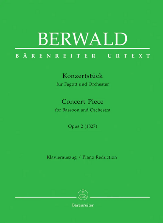BERWALD - Concert Piece for Bassoon and Orchestra op 2