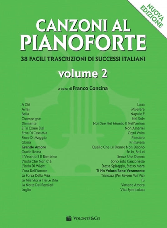 CONCINA - Canzoni Al Pianoforte Vol. 2 (Nuova Edizione)
