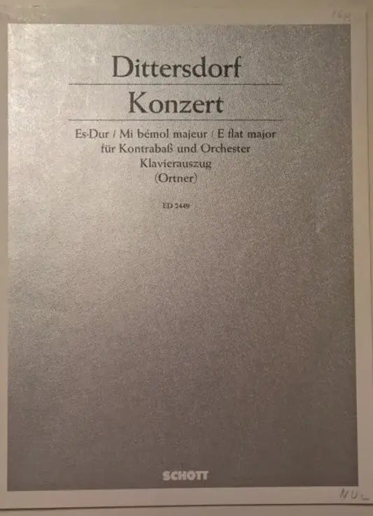 DITTERSDORF - Konzert Es-Dur