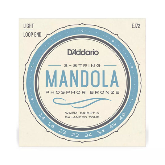 D’ADDARIO EJ72 MANDOLA 14-49 PHOSPHOR BRONZE