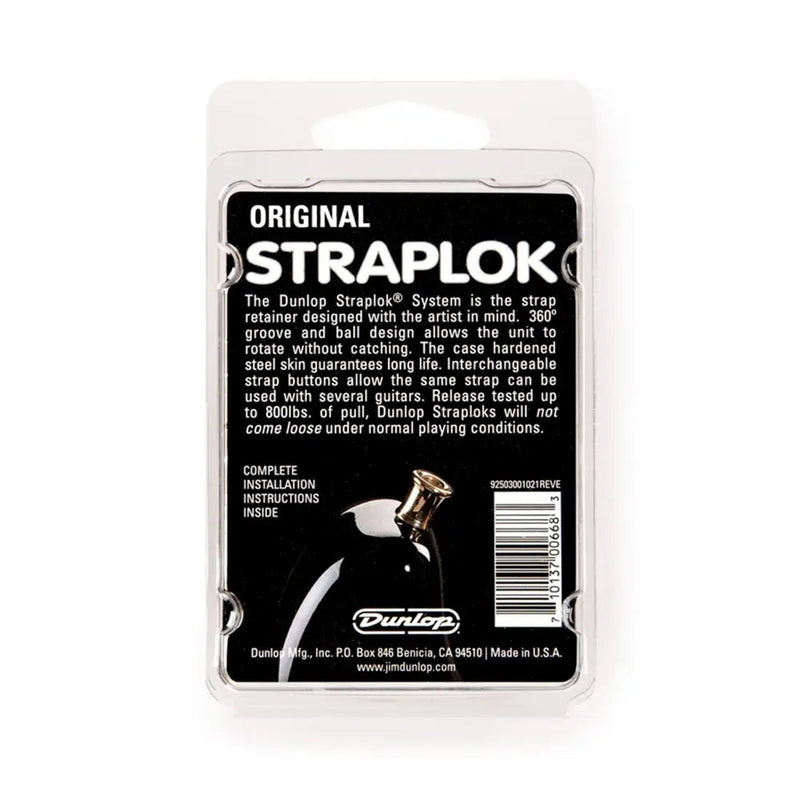 Carica immagine in Galleria Viewer, DUNLOP SLS1104G Straplok Original Strap Retainer System, Gold