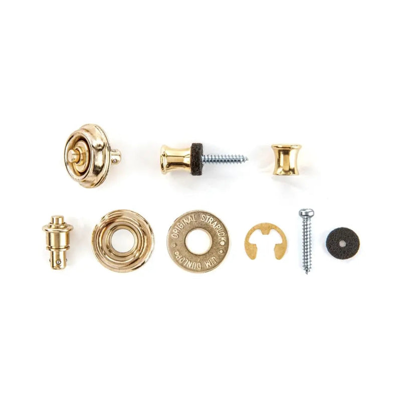 Carica immagine in Galleria Viewer, DUNLOP SLS1104G Straplok Original Strap Retainer System, Gold