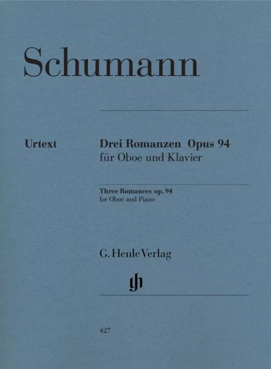 SCHUMANN - Three Romances op. 94 for Oboe and Piano