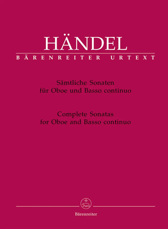 HANDEL - Complete Sonatas for Oboe and Basso continuo