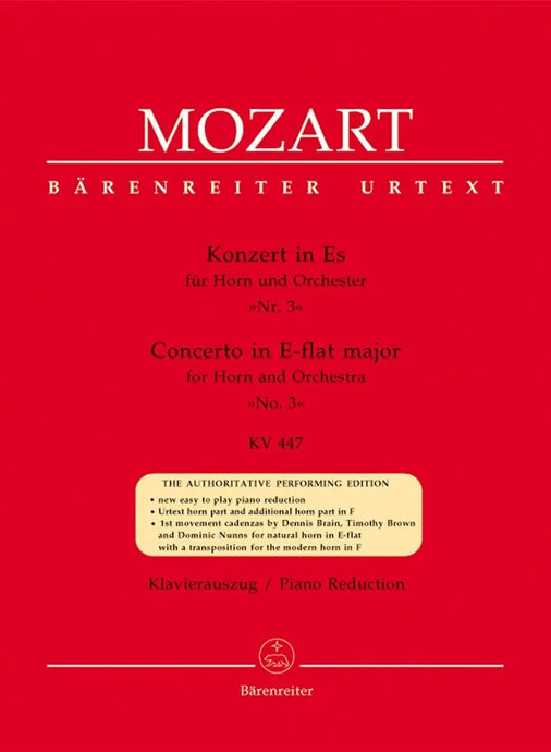 MOZART - Concerto Corno e Orchestra in Eb Major Numero 3