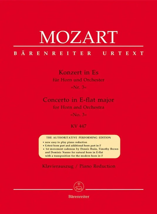 MOZART - Concerto Corno e Orchestra in Eb Major Numero 3