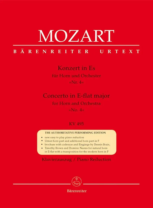 MOZART - Concerto Corno e Orchestra in Eb Major Numero 4
