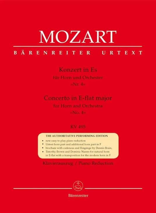 MOZART - Concerto Corno e Orchestra in Eb Major Numero 4