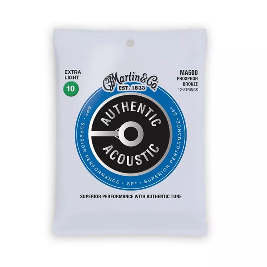 MARTIN MA500 SP 12CORDE EXTRA LIGHT PHOSPOR BRONZE 10-47