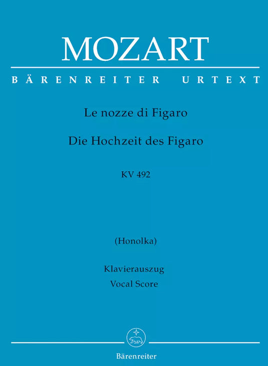 MOZART - The Marriage Of Figaro K. 492 - (Honolka) Hard Cover