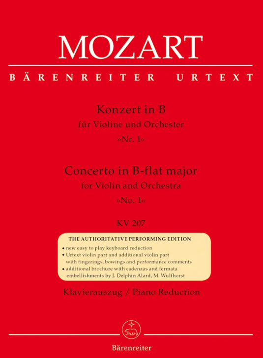 MOZART - Concerto in Sib Maggiore n.1 KV207 - Violino e Piano