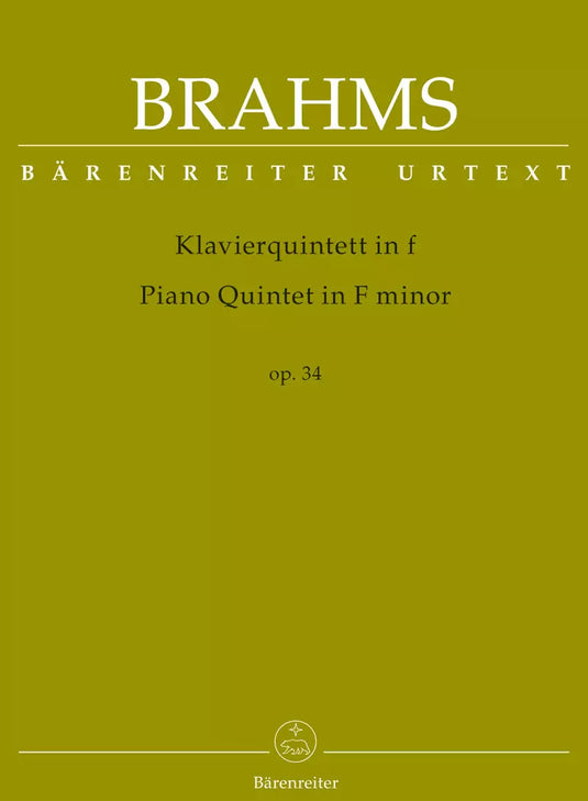 BRAHMS - PIANO QUINTET IN F MINOR Op.34