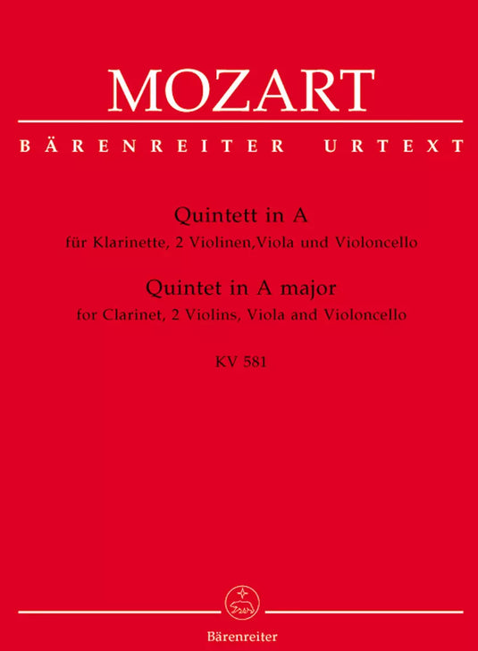 MOZART - QUINTETT In A MAJOR KV581