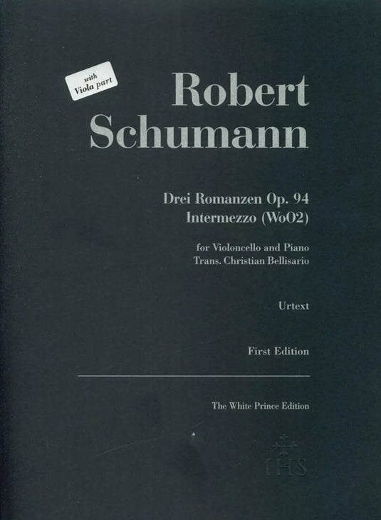 SCHUMANN - Drei Romanzen OP. 94 Violoncello and Piano