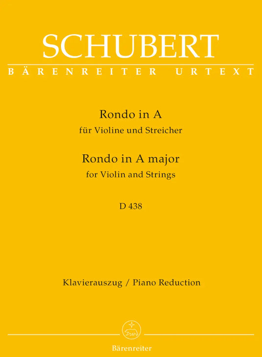 SCHUBERT - Rondo for Violin and Strings in A major D 438