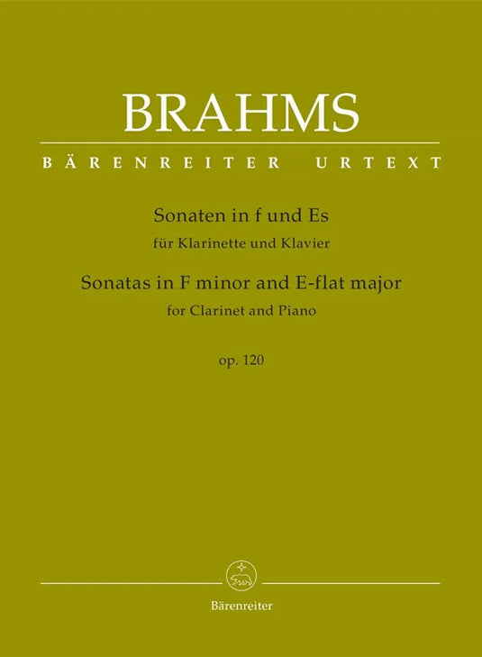 BRAHMS - Sonatas for Clarinet and Piano op. 120