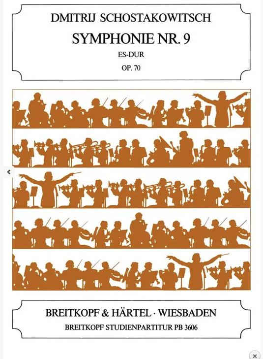 SCHOSTAKOWITSCH - SYMPHONIE N.9 - STUDY SCORE