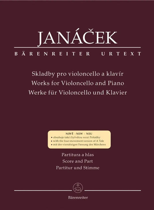 JANÁCEK - Works for Violoncello and Piano