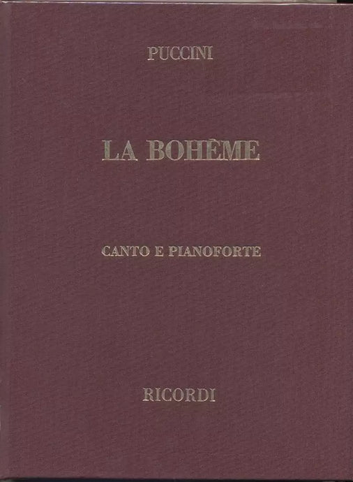 PUCCINI - La Boheme - Hard Cover