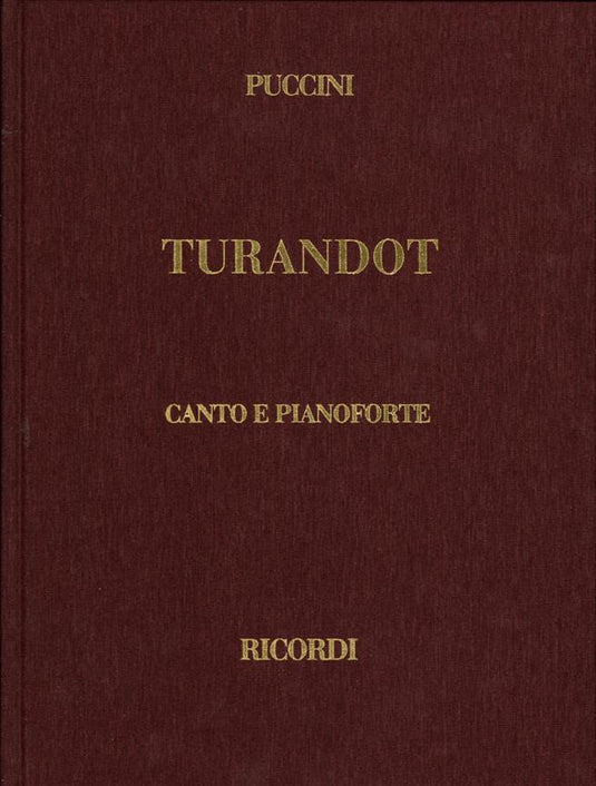 PUCCINI - Turandot - Ricordi (copertina rigida)