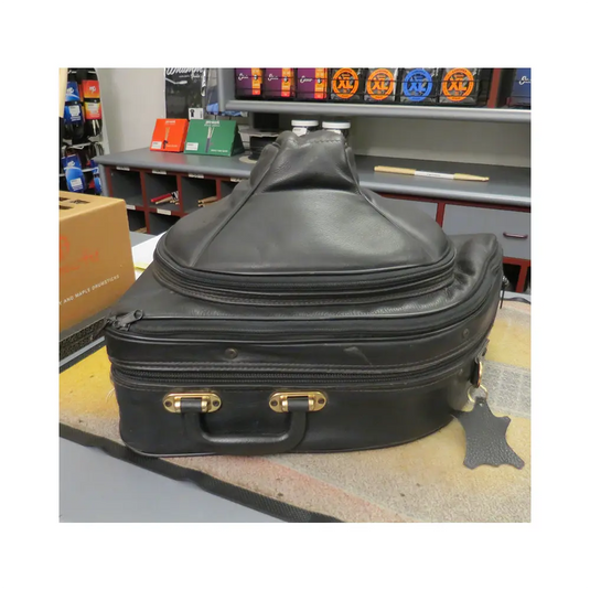 BAGS con Campana Smontabile in Pelle Nera per Corno