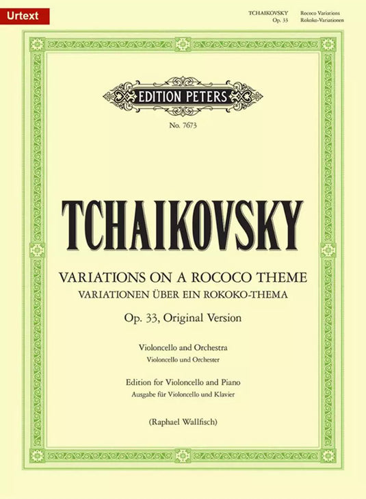 TCHAIKOVSKY - Variation On a Rococo Theme Opus 33