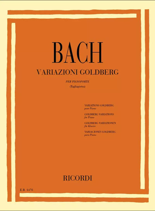BACH - Variazioni Goldberg - Ricordi