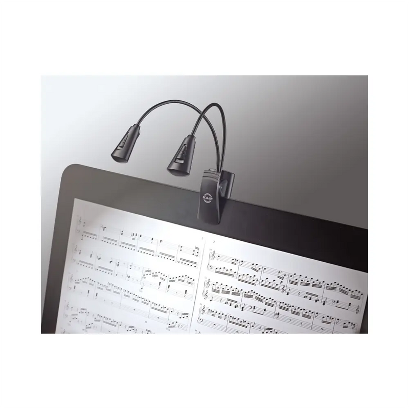Carica immagine in Galleria Viewer, K&M Lampada da leggio doppia luce a led pieghevole 12244
