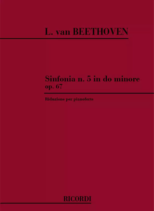 BEETHOVEN - Sinfonia N.5 - Trascrizione Per Pianoforte Solo