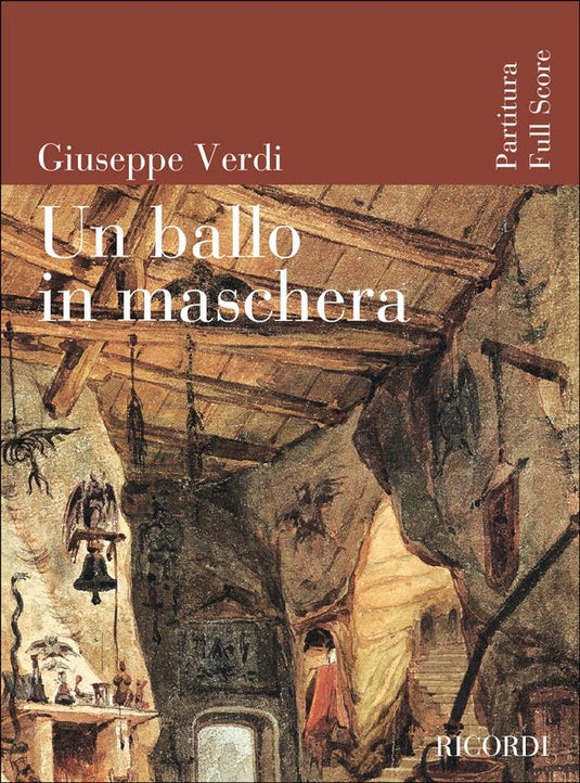 VERDI - Un Ballo In Maschera (Partitura) - RICORDI