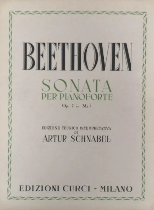 BEETHOVEN - Sonata Per Pianoforte Opus 7