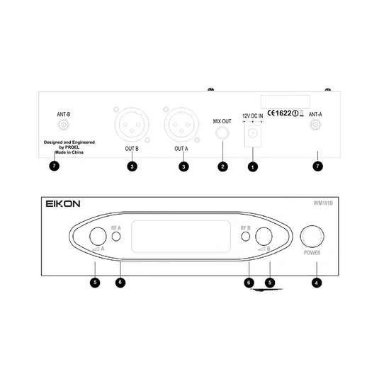 EIKON EIKON WM101DMV2 RADIO MICROFONO