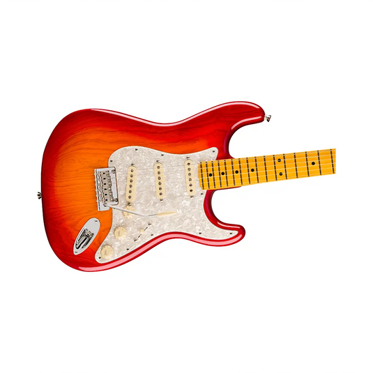 FENDER merican Professional Stratocaster, Maple Fingerboard, Aged Cherry Burst