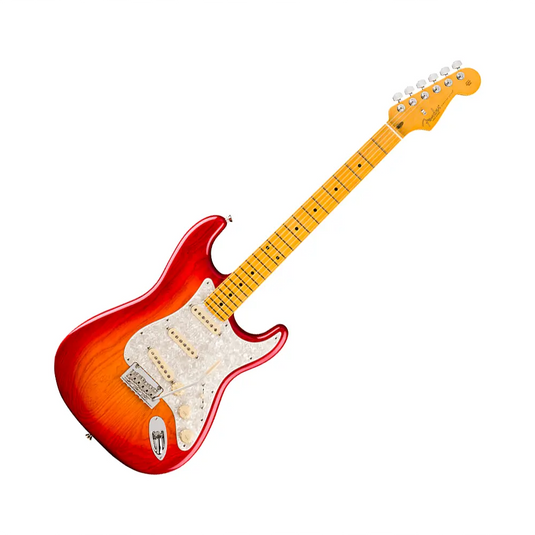 FENDER merican Professional Stratocaster, Maple Fingerboard, Aged Cherry Burst