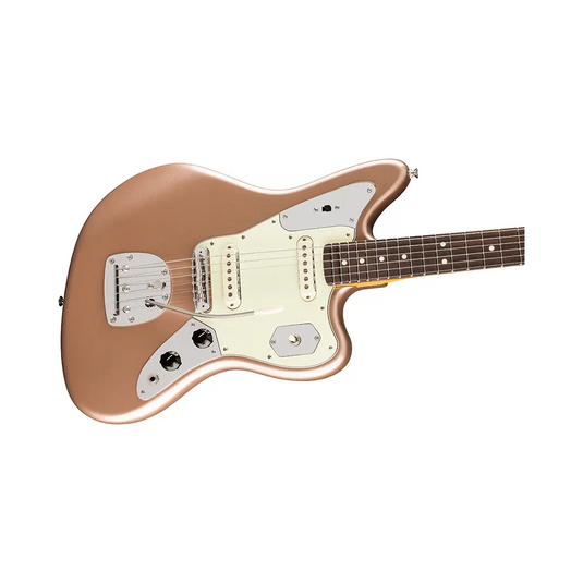 FENDER American Professional Classic Jaguar RW Faded Firemist Gold