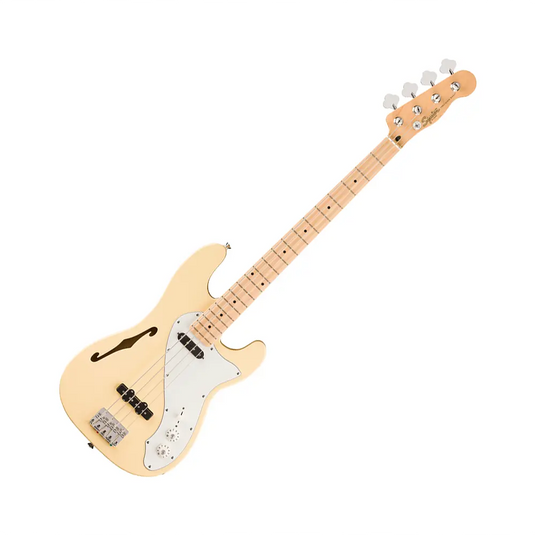 SQUIER Paranormal Precision Bass Thinline SJ Vintage White