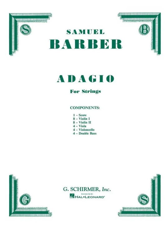 BARBER - Adagio for strings  Full score