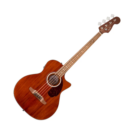 FENDER California Deluxe Kingman Bass CE Mahogany, Walnut Fingerboard, Natura Amplificato