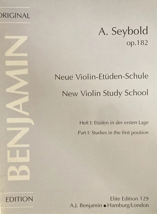 SEYBOLD - New Violin Study School Op. 182 Part I