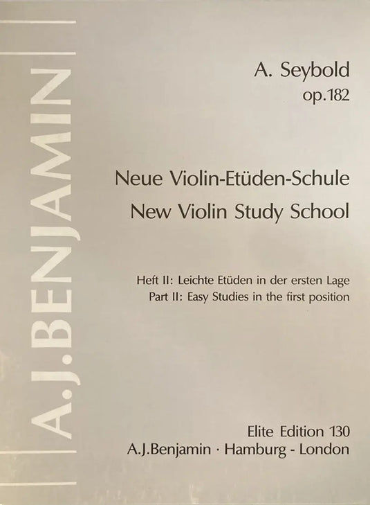 SEYBOLD - New Violin Study School Op. 182 Part II