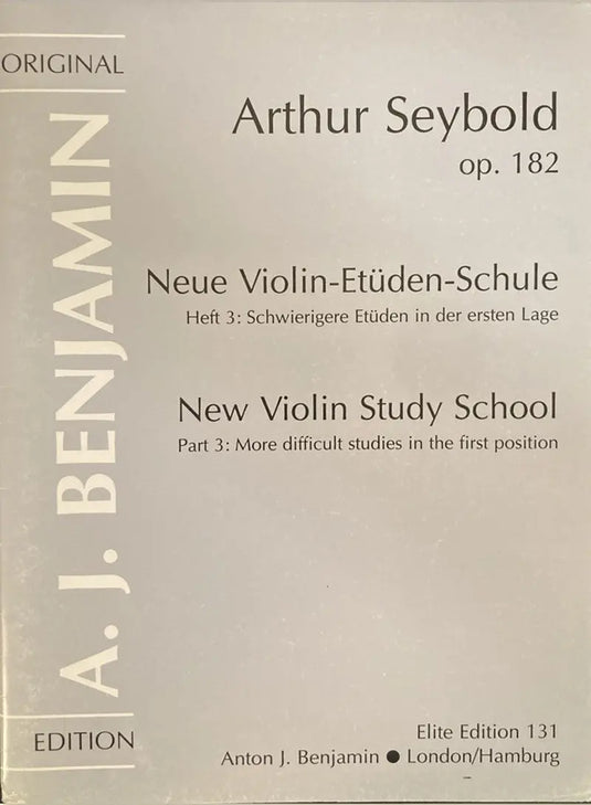 SEYBOLD - New Violin Study School Op. 182 Part III